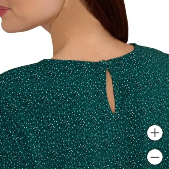 NWT Adrianna Papell Women's 3/4 Sleeve Blouse - Picture 4 of 5